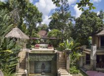 Villa Red Palms, View from upper pool